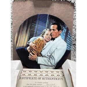 Casablanca SWe Loved Each Other Once Collectors Plate with Box & Certificate